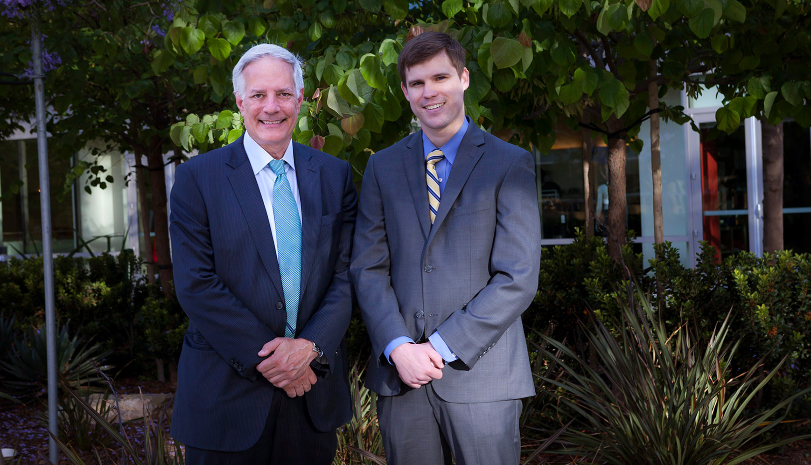 Dr. Joel Gelman and Dr. John Barnard, 2021 Graduation