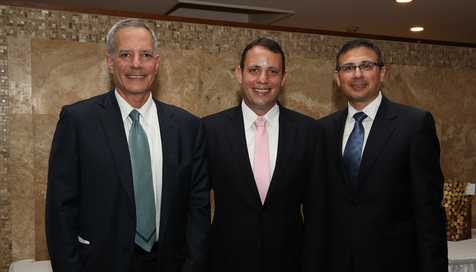 (left to right): Dr. Joel Gelman, Dr. Justin DeGrado, Dr. Jaime Landman, 2015 Graduation
