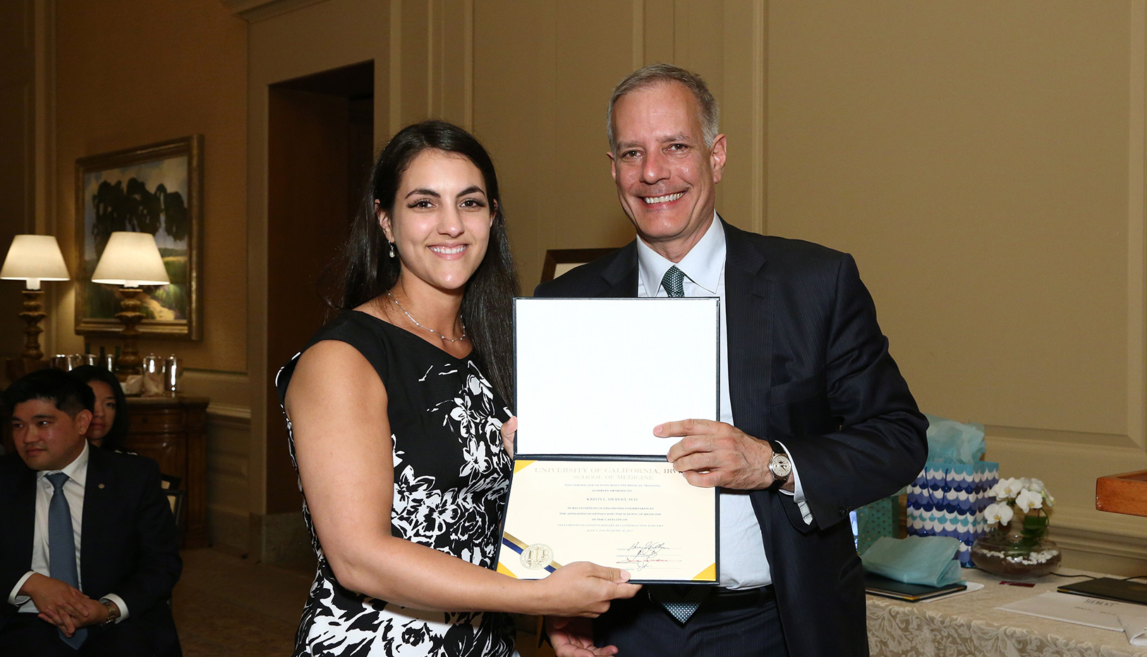 Dr. Kristi Hebert and Dr. Joel Gelman, 2017 Graduation